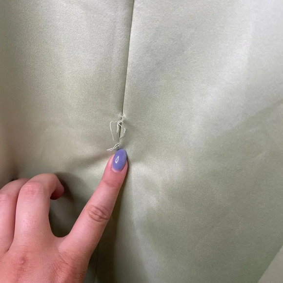 Vintage Y2K Scott  McClintock Green Prom Dress 12 - Picture 8 of 12